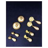 Collection of Pearl Drop Earrings