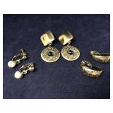 Collection of Western Theme Silver Earrings