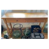 Vintage Pine Library Table