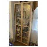 Vintage Lighted Curio Cabinet