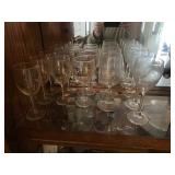 Collection of Vintage Wine Glasses