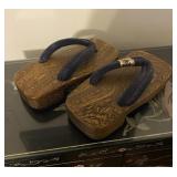 Vintage Japanese Geta Wooden Hand-Made Sandals