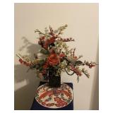 Vintage Oriental Jade and Hardstone Plant