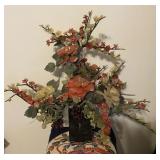 Vintage Oriental Jade and Hardstone Plant