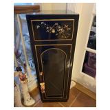 Vintage Asian Black Lacquer Cabinet