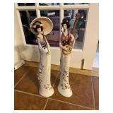 Vintage Ceramic Geisha Figurines