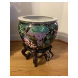 Vintage Oriental Koi Fish Bowl