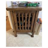 Vintage Arts & Crafts-Style Wine Cabinet