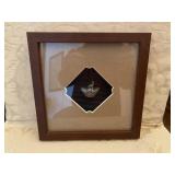 Decorative Shadow Box w/ Pewter Rabbit