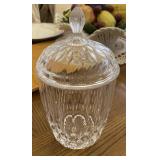 Vintage Crystal Lidded Candy Jar