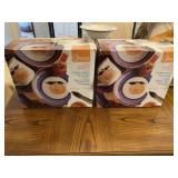 Gibson Housewares Peaches & Cream Stoneware Set