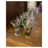 Set of 8 Carnival Shot Glasses