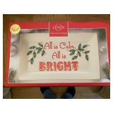 Lenox Home for the Holidays-All is Calm Platter