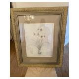 Framed Floral Print by Richard A. Henson