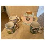 Vintage Easter Planters & Mugs