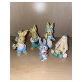 Collection of Rabbit Figurines