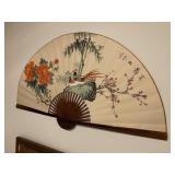 Japanese Hand-Painted Wall Fan