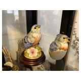 Pair of Blue Bird Figurines by Andrea #6350 & 8618