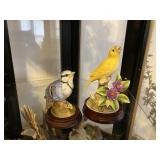 Vintage Blue Jay & Canary Figurines by Andrea