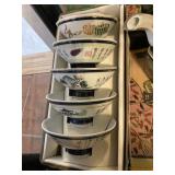 Vintage 5 Pc Japanese Bowl Set for Rice or Soup