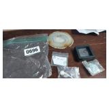 LOT OF GEMS, SHARK TOOTH ETC.