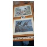 (2) FRAMED DUCK WALL ART