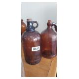 (2) PYREX BROWN JUGS