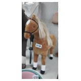 18" HIGH , PLUSH HORSE