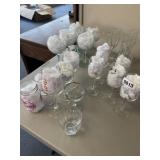 LOT OF GLASSES