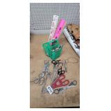 OFFICE SUPPLIES, SCISSORS, RULLERS, ETC.