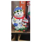 SNOW MAN COOKIE JAR