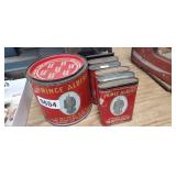 PRINCE ALBERT CAN WITH (6) TINS
