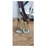 (2) BRASS BIRDS