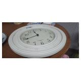 STERLING NOBLE WALL CLOCK, NEEDS BATTERY
