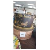 (2) VINTAGE HAT BOXES, 1 OLD HAT (BOX BOTTOM IS OT