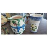 PITCHER AND VASE
