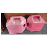 (2) GAS CANS, NO LIDS