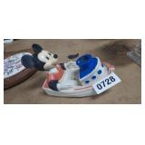 MICKEY MOUSE PLASTIC BOAT