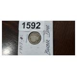 1907-S BARBER DIME