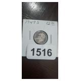 1947-S ROOSEVELT DIME