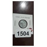 1943 STEEL PENNY, UNCIRCULATED