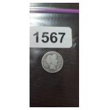 1916 BARBER DIME