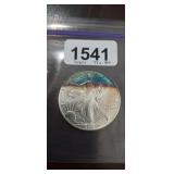 2001 AMERICAN EAGLE, 1 OUNCE .999 FINE SILVER (TON