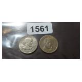 SUSAN B ANTHONY DOLLAR AND JAMES BUCHANNON DOLLAR