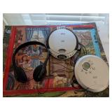 2 PORTABLE CD PLAYERS