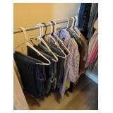LOT OF CLOTHING, JEANS AND SHIRTS
