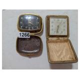 (2) VINTAGE ALARM CLOCKS