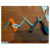 POCKET KNIFE AND 2 MULTI TOOLS