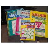 LOT OF PUZZLE BOOKS, WORD FIND, CROSSWORDS