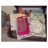 LOT OF COLORING BOOKS, ETC